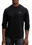 CALVIN KLEIN JEANS LS EASY MONOGRAM TEE ΜΠΛΟΥΖΑ ΑΝΔΡΙΚΗ BLACK