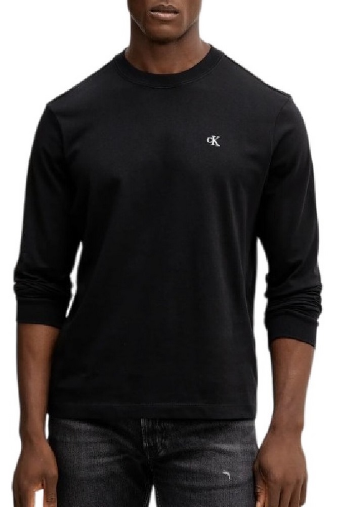 CALVIN KLEIN JEANS LS EASY MONOGRAM TEE ΜΠΛΟΥΖΑ ΑΝΔΡΙΚΗ BLACK