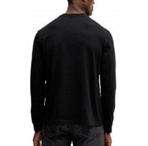 CALVIN KLEIN JEANS LS EASY MONOGRAM TEE ΜΠΛΟΥΖΑ ΑΝΔΡΙΚΗ BLACK