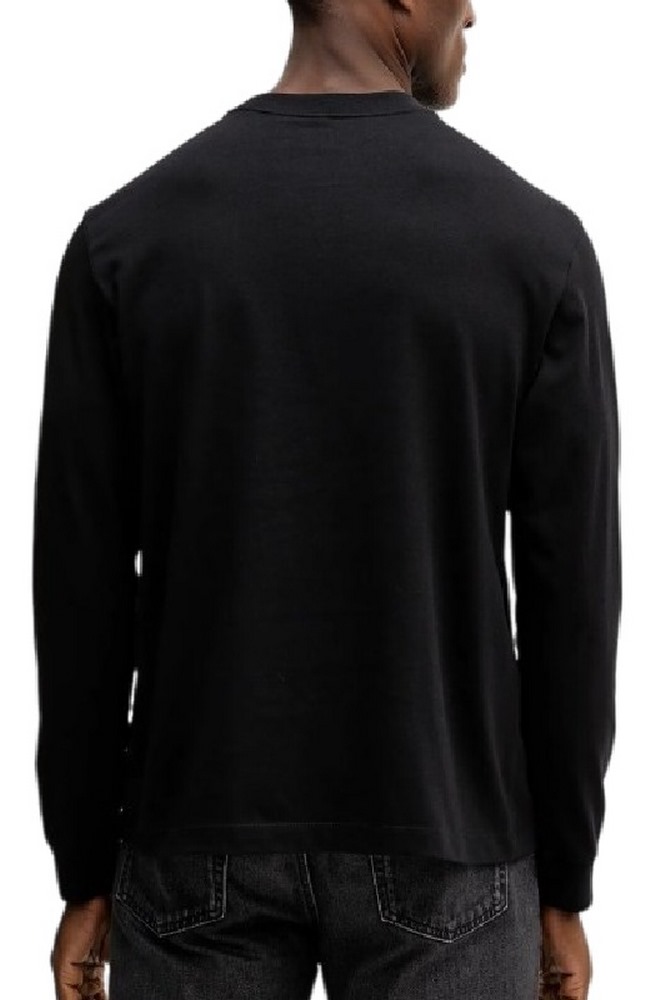 CALVIN KLEIN JEANS LS EASY MONOGRAM TEE ΜΠΛΟΥΖΑ ΑΝΔΡΙΚΗ BLACK