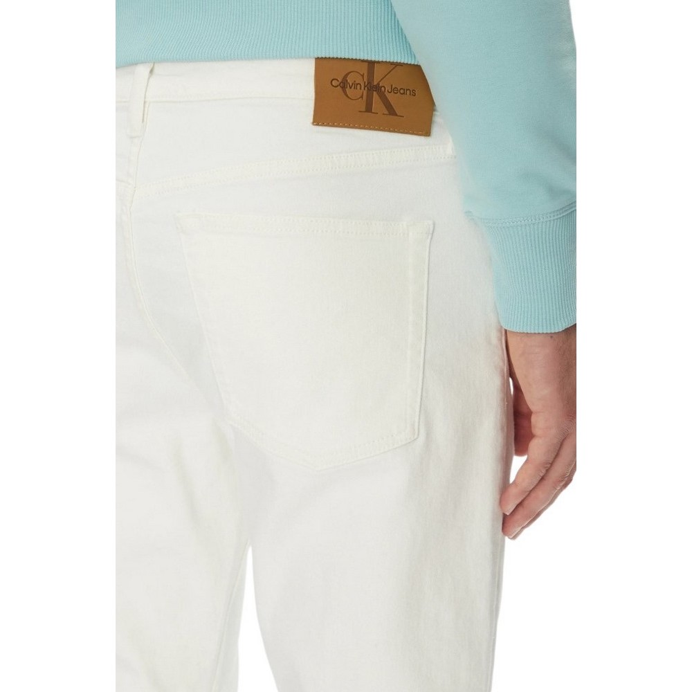 CALVIN KLEIN JEANS SLIM TAPER ΠΑΝΤΕΛΟΝΙ ΑΝΔΡΙΚΟ WHITE