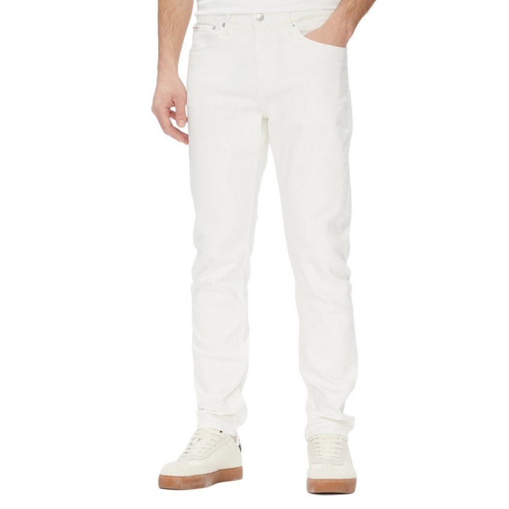CALVIN KLEIN JEANS SLIM TAPER ΠΑΝΤΕΛΟΝΙ ΑΝΔΡΙΚΟ WHITE