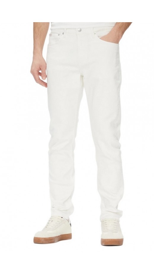 CALVIN KLEIN JEANS SLIM TAPER ΠΑΝΤΕΛΟΝΙ ΑΝΔΡΙΚΟ WHITE