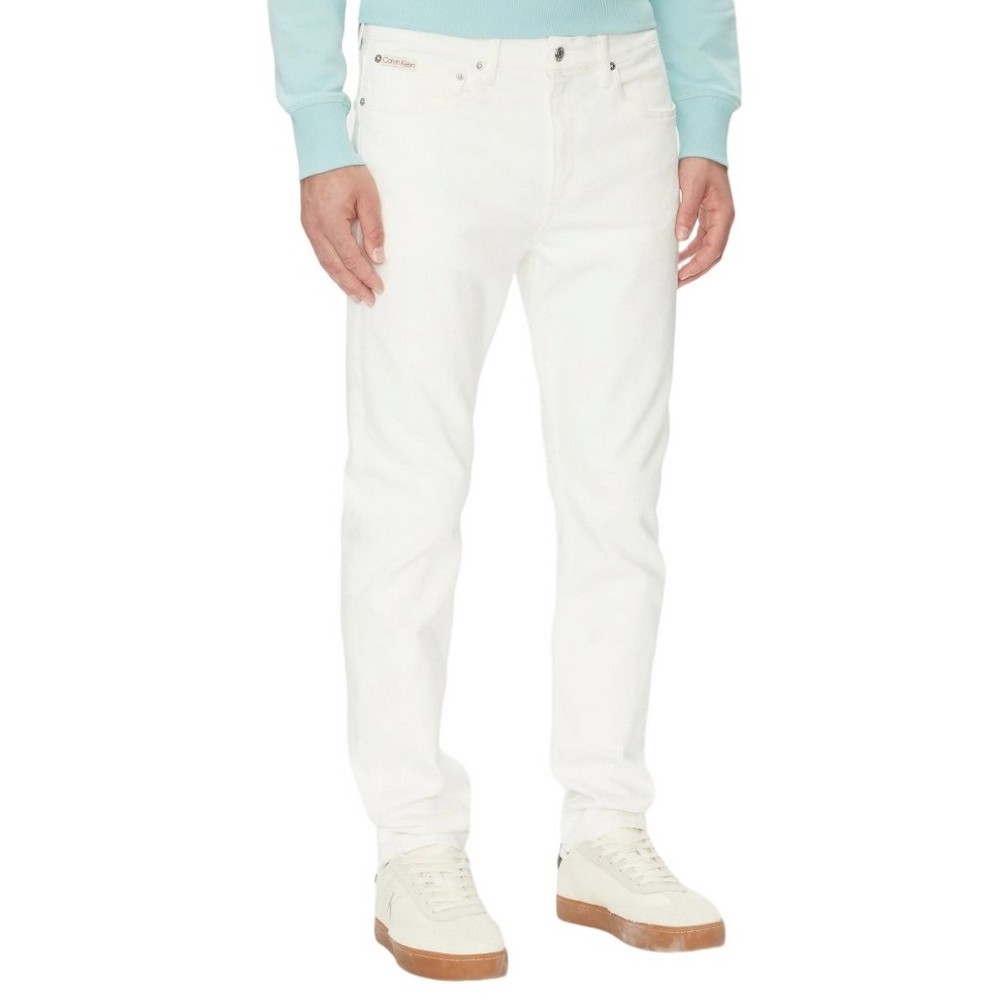 CALVIN KLEIN JEANS SLIM TAPER ΠΑΝΤΕΛΟΝΙ ΑΝΔΡΙΚΟ WHITE