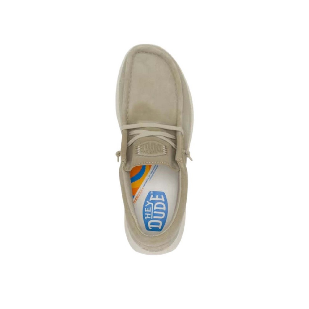 HEY DUDE WALLY COMF SUEDE 41975  ΠΑΠΟΥΤΣΙ ΑΝΔΡΙΚΟ STONE