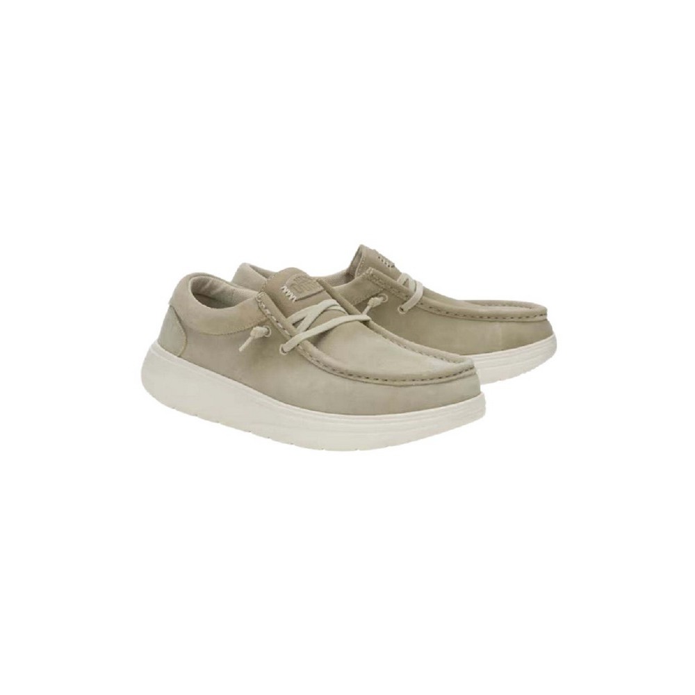 HEY DUDE WALLY COMF SUEDE 41975  ΠΑΠΟΥΤΣΙ ΑΝΔΡΙΚΟ STONE