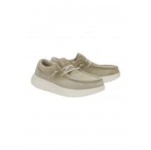 HEY DUDE WALLY COMF SUEDE 41975  ΠΑΠΟΥΤΣΙ ΑΝΔΡΙΚΟ STONE