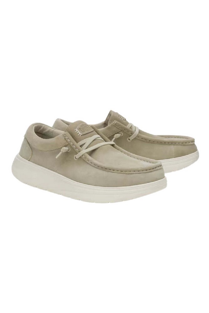 HEY DUDE WALLY COMF SUEDE 41975  ΠΑΠΟΥΤΣΙ ΑΝΔΡΙΚΟ STONE