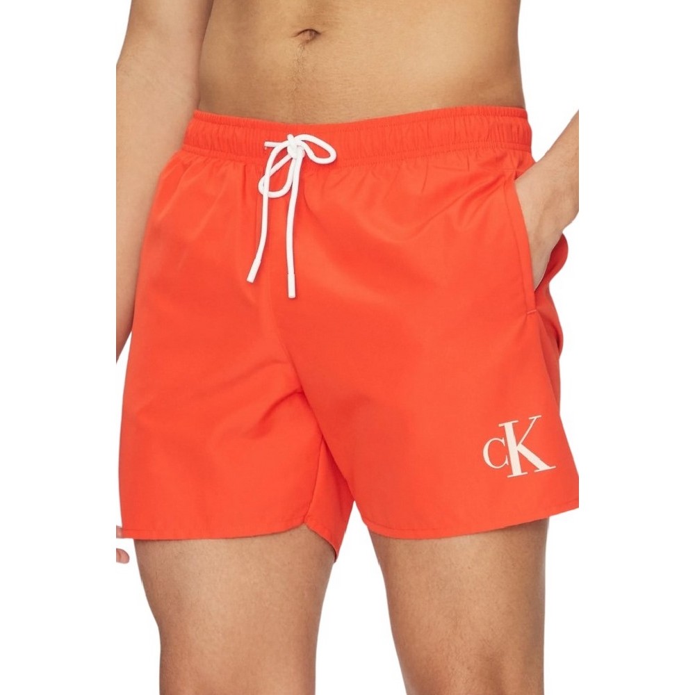 CALVIN KLEIN JEANS MEDIUM DRAWSTRING ΜΑΓΙΟ ΑΝΔΡΙΚΟ ORANGE