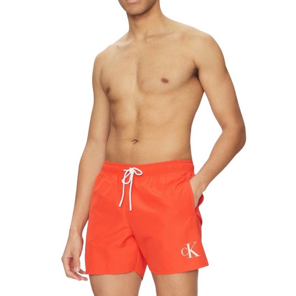 CALVIN KLEIN JEANS MEDIUM DRAWSTRING ΜΑΓΙΟ ΑΝΔΡΙΚΟ ORANGE