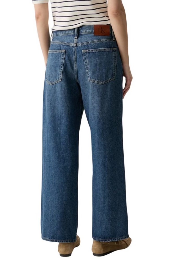 CALVIN KLEIN JEANS LOW RISE BAGGY BLUE RODEO ΠΑΝΤΕΛΟΝΙ ΓΥΝΑΙΚΕΙΟ BLUΕ DENIM