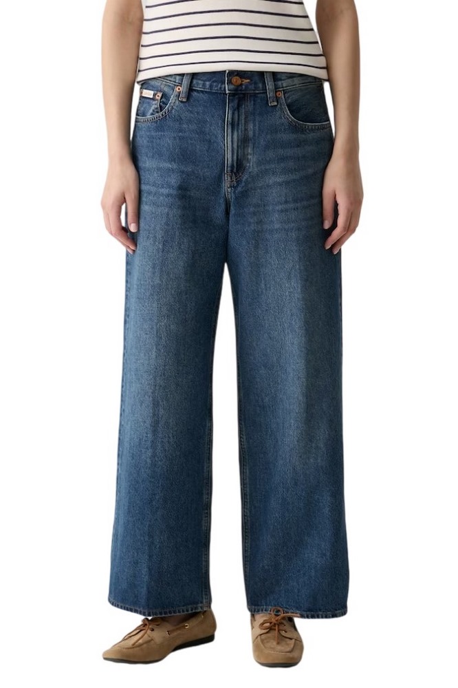 CALVIN KLEIN JEANS LOW RISE BAGGY BLUE RODEO ΠΑΝΤΕΛΟΝΙ ΓΥΝΑΙΚΕΙΟ BLUΕ DENIM