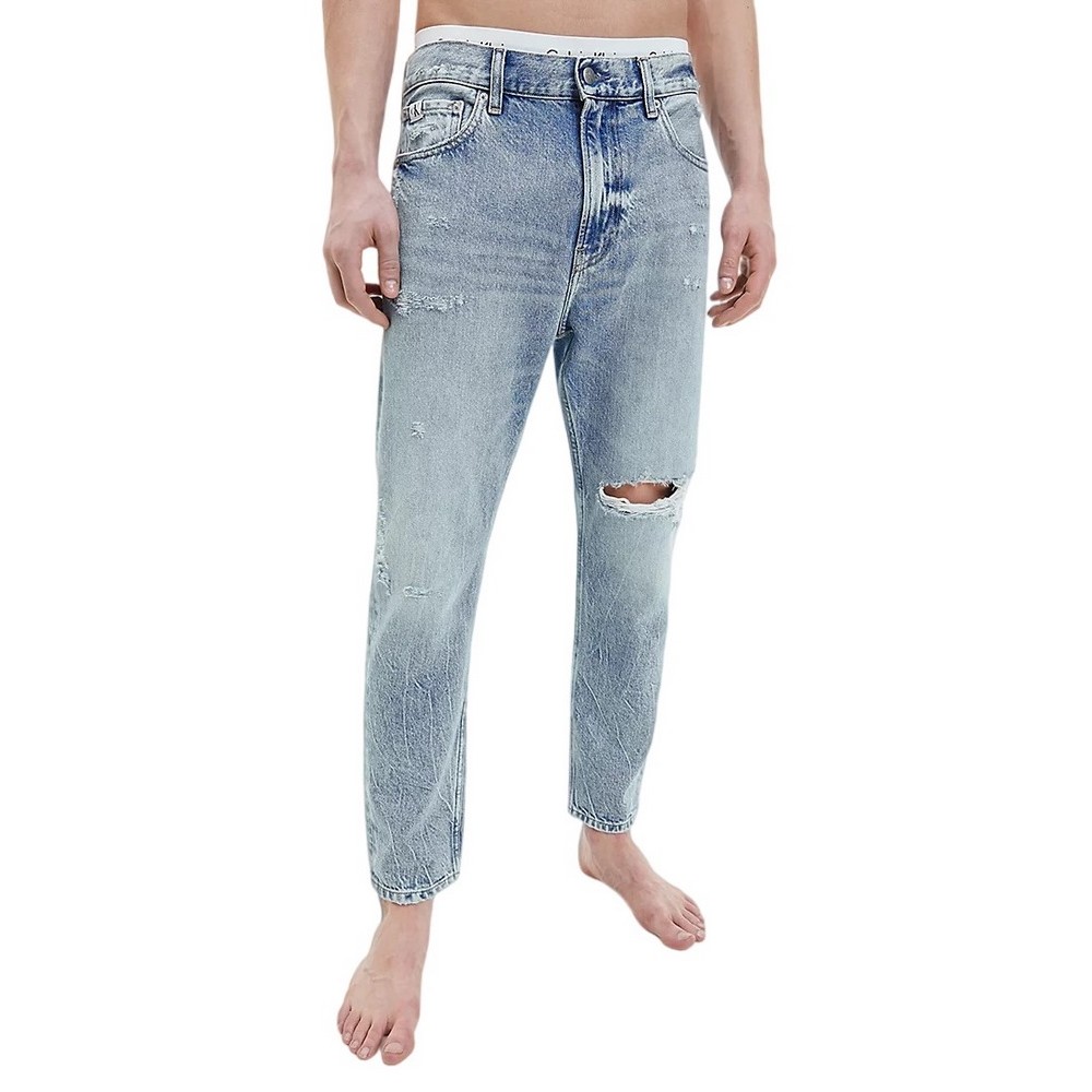 CALVIN KLEIN JEANS DAD JEAN ΠΑΝΤΕΛΟΝΙ ΑΝΔΡΙΚΟ BLUΕ DENIM
