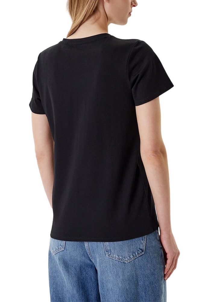GUESS FLOWER BLING EASY TEE T-SHIRT ΜΠΛΟΥΖΑ ΓΥΝΑΙΚΕΙΑ BLACK