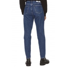 CALVIN KLEIN JEANS MOM JEAN ΠΑΝΤΕΛΟΝΙ ΓΥΝΑΙΚΕΙΟ BLUΕ DENIM