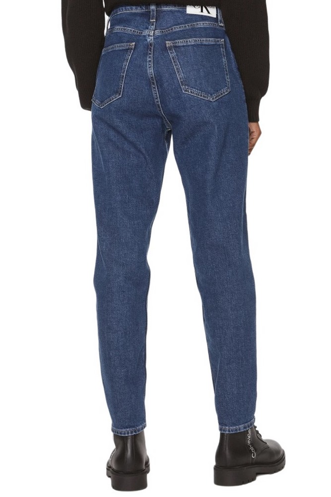 CALVIN KLEIN JEANS MOM JEAN ΠΑΝΤΕΛΟΝΙ ΓΥΝΑΙΚΕΙΟ BLUΕ DENIM