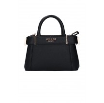 GUESS ANADELA MINI SATCHEL ΤΣΑΝΤΑ ΓΥΝΑΙΚΕΙΑ BLACK