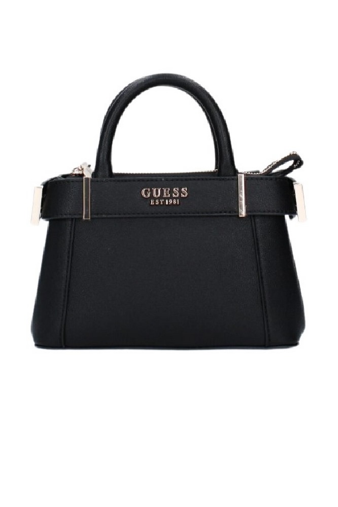 GUESS ANADELA MINI SATCHEL ΤΣΑΝΤΑ ΓΥΝΑΙΚΕΙΑ BLACK