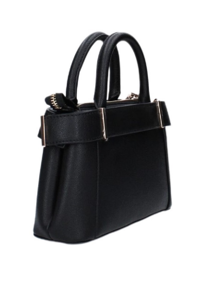 GUESS ANADELA MINI SATCHEL ΤΣΑΝΤΑ ΓΥΝΑΙΚΕΙΑ BLACK