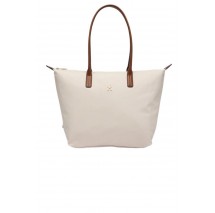 TOMMY HILFIGER POPETTE TOTE ΤΣΑΝΤΑ ΓΥΝΑΙΚΕΙΑ BEIGE