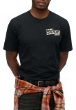 SUPERDRY D2 OVIN B-MOVIE GRAPHIC LOOSE TEE T-SHIRT ΜΠΛΟΥΖΑ ΑΝΔΡΙΚΗ BLACK
