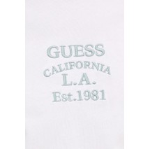 GUESS SS CN OVER EMBRO TEE T-SHIRT ΜΠΛΟΥΖΑ ΑΝΔΡΙΚΗ WHITE