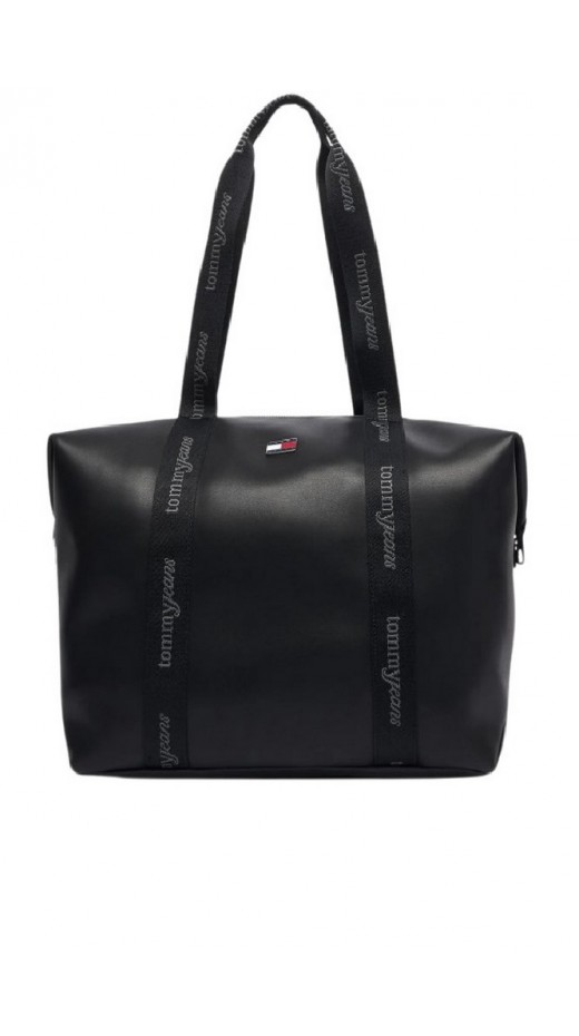 TOMMY JEANS DAILY ELEVATED TOTE ΤΣΑΝΤΑ ΓΥΝΑΙΚΕΙΑ BLACK