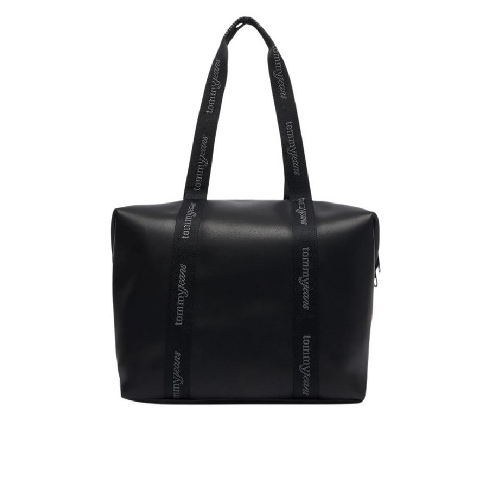 TOMMY JEANS DAILY ELEVATED TOTE ΤΣΑΝΤΑ ΓΥΝΑΙΚΕΙΑ BLACK