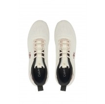 CALVIN KLEIN JEANS EVA RUNNER DRAWSTRING MIX MG ΠΑΠΟΥΤΣΙ ΓΥΝΑΙΚΕΙΟ WHITE