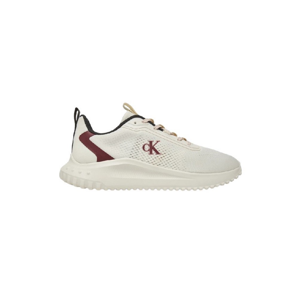 CALVIN KLEIN JEANS EVA RUNNER DRAWSTRING MIX MG ΠΑΠΟΥΤΣΙ ΓΥΝΑΙΚΕΙΟ WHITE