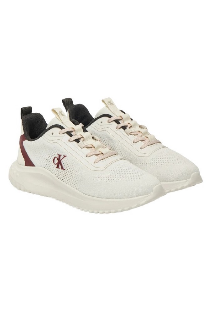CALVIN KLEIN JEANS EVA RUNNER DRAWSTRING MIX MG ΠΑΠΟΥΤΣΙ ΓΥΝΑΙΚΕΙΟ WHITE