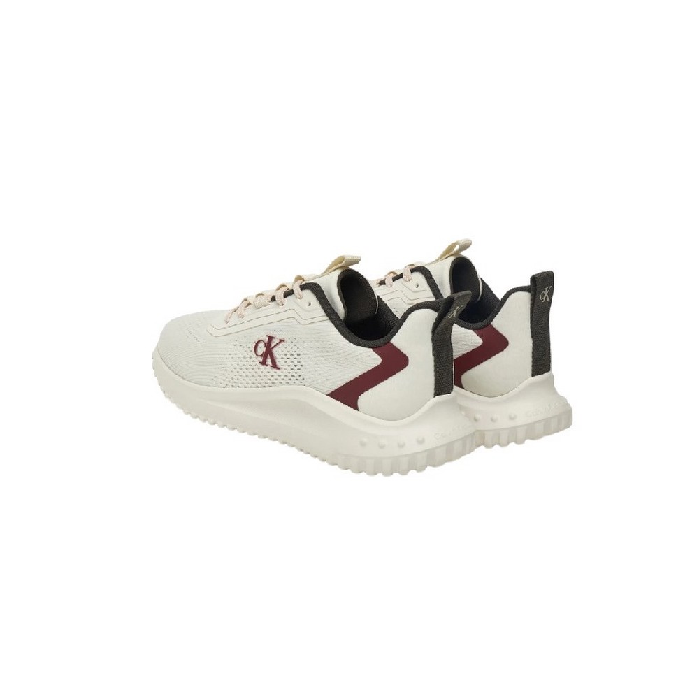 CALVIN KLEIN JEANS EVA RUNNER DRAWSTRING MIX MG ΠΑΠΟΥΤΣΙ ΓΥΝΑΙΚΕΙΟ WHITE
