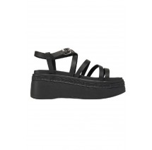 TOMMY JEANS WEDGY STRAPPY SANDAL ΠΕΔΙΛΟ ΓΥΝΑΙΚΕΙΟ BLACK