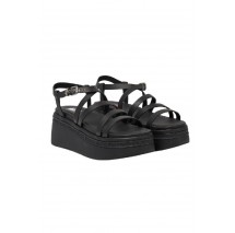 TOMMY JEANS WEDGY STRAPPY SANDAL ΠΕΔΙΛΟ ΓΥΝΑΙΚΕΙΟ BLACK