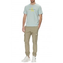 CALVIN KLEIN JEANS HERO MONOLOGO TEE T-SHIRT ΜΠΛΟΥΖΑ ΑΝΔΡΙΚΗ PETROL