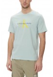 CALVIN KLEIN JEANS HERO MONOLOGO TEE T-SHIRT ΜΠΛΟΥΖΑ ΑΝΔΡΙΚΗ PETROL