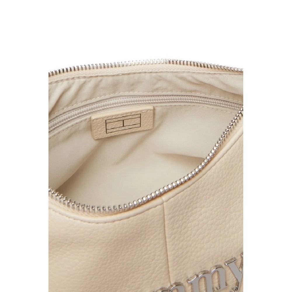 TOMMY JEANS BOLD SHOULDER BAG ΤΣΑΝΤΑ ΓΥΝΑΙΚΕΙΑ OFF WHITE