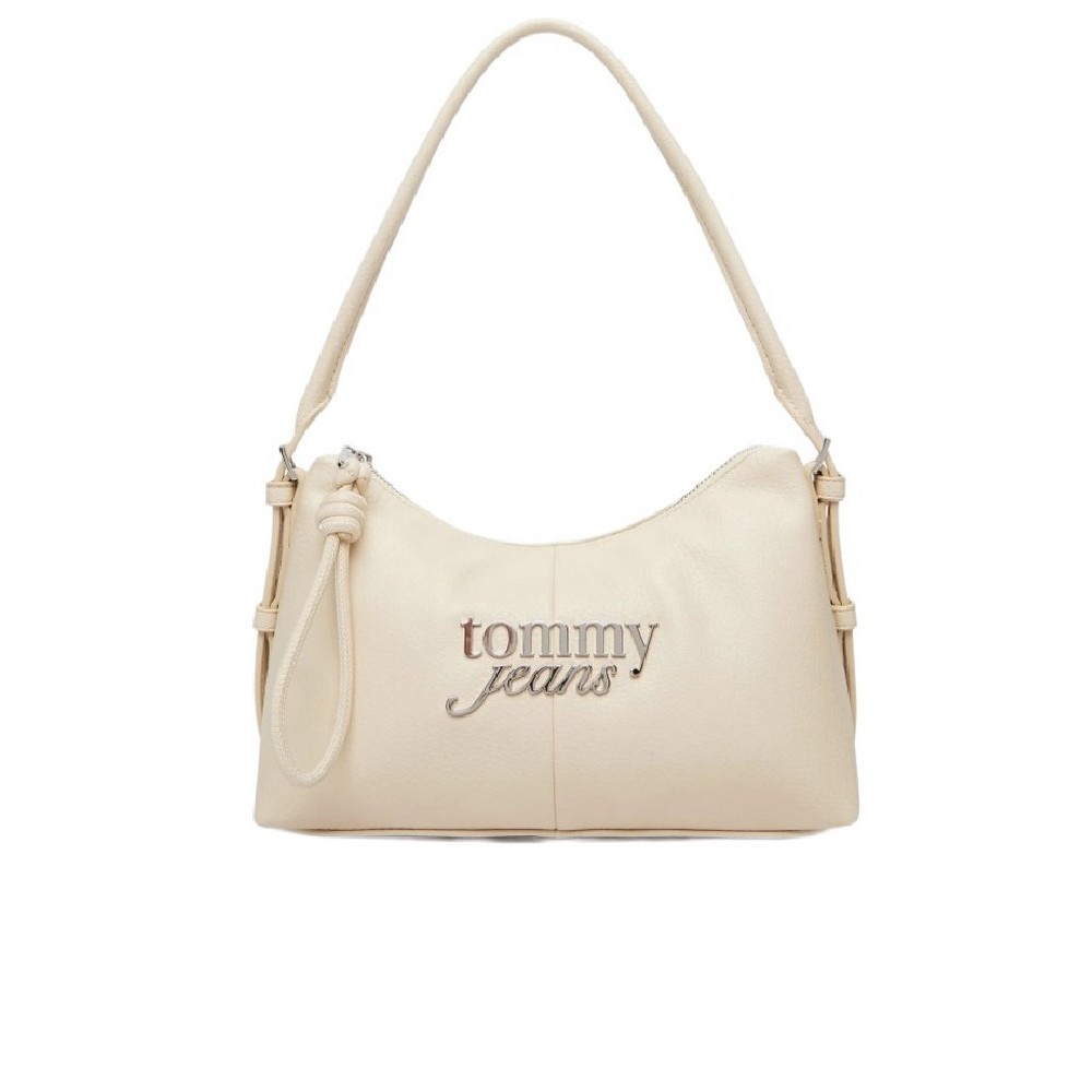TOMMY JEANS BOLD SHOULDER BAG ΤΣΑΝΤΑ ΓΥΝΑΙΚΕΙΑ OFF WHITE