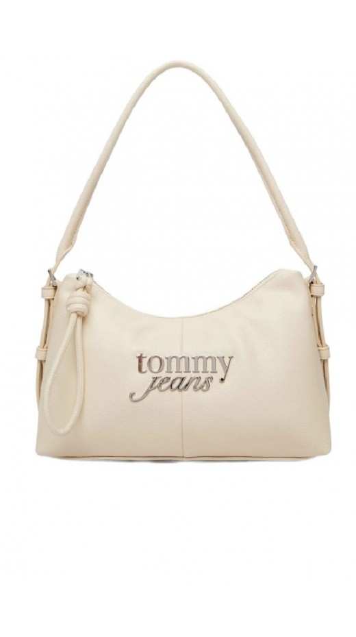 TOMMY JEANS BOLD SHOULDER BAG ΤΣΑΝΤΑ ΓΥΝΑΙΚΕΙΑ OFF WHITE