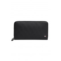 TOMMY HILFIGER EMBOSS ZA WALLET ΠΟΡΤΟΦΟΛΙ ΑΝΔΡΙΚΟ BLACK