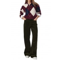 TOMMY JEANS FLUFFY QUARTER ZIP SWEATER ΜΠΛΟΥΖΑ ΠΛΕΚΤΗ ΓΥΝΑΙΚΕΙΑ BERRY
