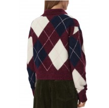 TOMMY JEANS FLUFFY QUARTER ZIP SWEATER ΜΠΛΟΥΖΑ ΠΛΕΚΤΗ ΓΥΝΑΙΚΕΙΑ BERRY