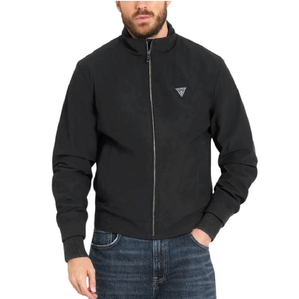 GUESS TECNICAL JACKET ΜΠΟΥΦΑΝ ΑΝΔΡΙΚΟ BLACK