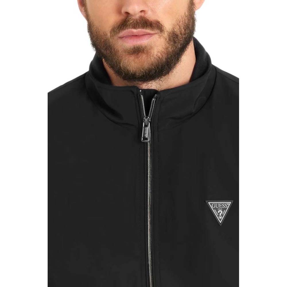 GUESS TECNICAL JACKET ΜΠΟΥΦΑΝ ΑΝΔΡΙΚΟ BLACK