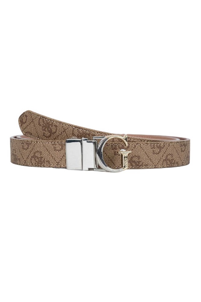 GUESS ADJUSTABLE & REV PANT BELT H25 ΖΩΝΗ ΓΥΝΑΙΚΕΙΑ LATTE