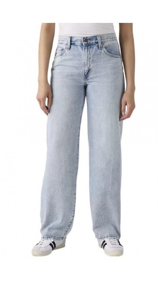 LEVIS BAGGY DAD WORN IN ΤΖΙΝ ΠΑΝΤΕΛΟΝΙ ΓΥΝΑΙΚΕΙΟ LIGHT INDIGO