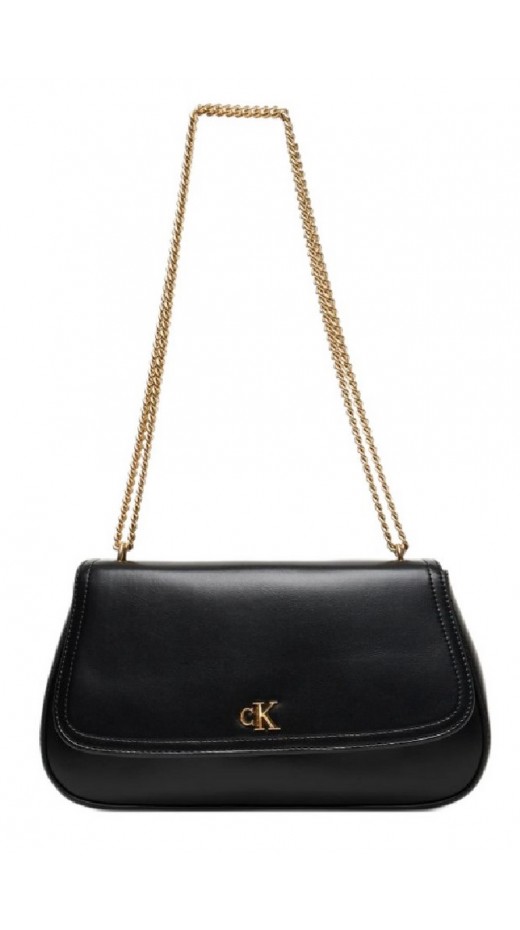 CALVIN KLEIN CONVERTIBLE CHAIN MEDIUM BAG  ΤΣΑΝΤΑ ΓΥΝΑΙΚΕΙΑ BLACK
