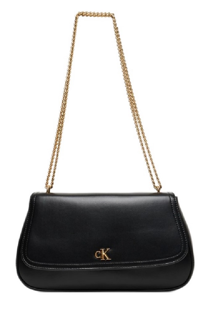 CALVIN KLEIN CONVERTIBLE CHAIN MEDIUM BAG  ΤΣΑΝΤΑ ΓΥΝΑΙΚΕΙΑ BLACK