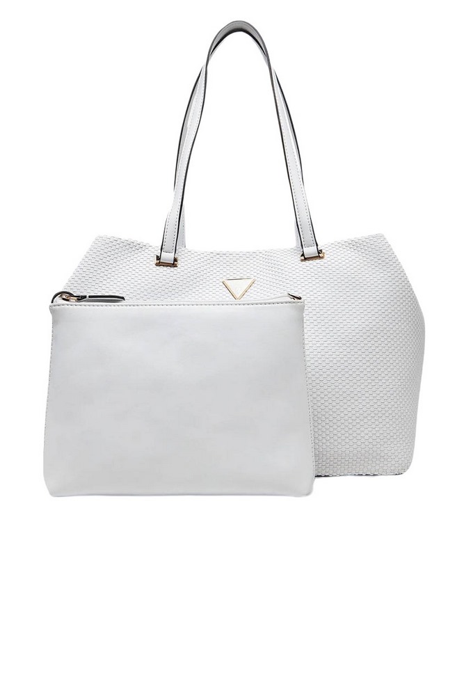 GUESS PHAEDRA TOTE ΤΣΑΝΤΑ ΓΥΝΑΙΚΕΙΑ WHITE