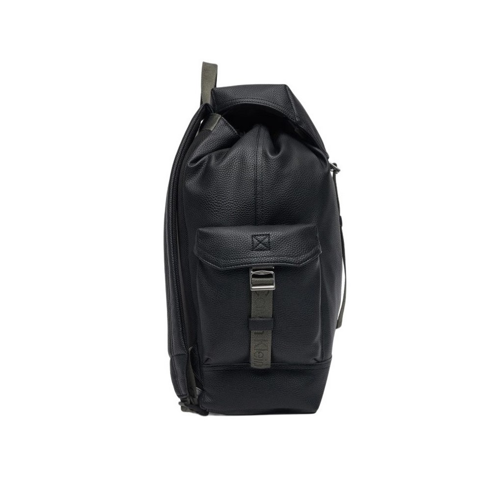 CALVIN KLEIN YNG INTERESTING FLAP BP 43 ΤΣΑΝΤΑ ΑΝΔΡΙΚΗ BLACK